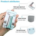 thumbnail image 5 of Soporte Plegable Para Teléfono Celular Para Escritorio, Totalmente Ajustable, Compatible Con Iphone 16, 15, 14, 13, 12, 11, Nintendo Switch, Todos Los Teléfonos (Blanco), 5 of 5