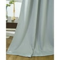 thumbnail image 5 of Rt Designers Collection Modern Iceland Metallic All Season Blackout Drapery Elegant Grommet Curtain Panel 54" X 84" Silver, 5 of 5