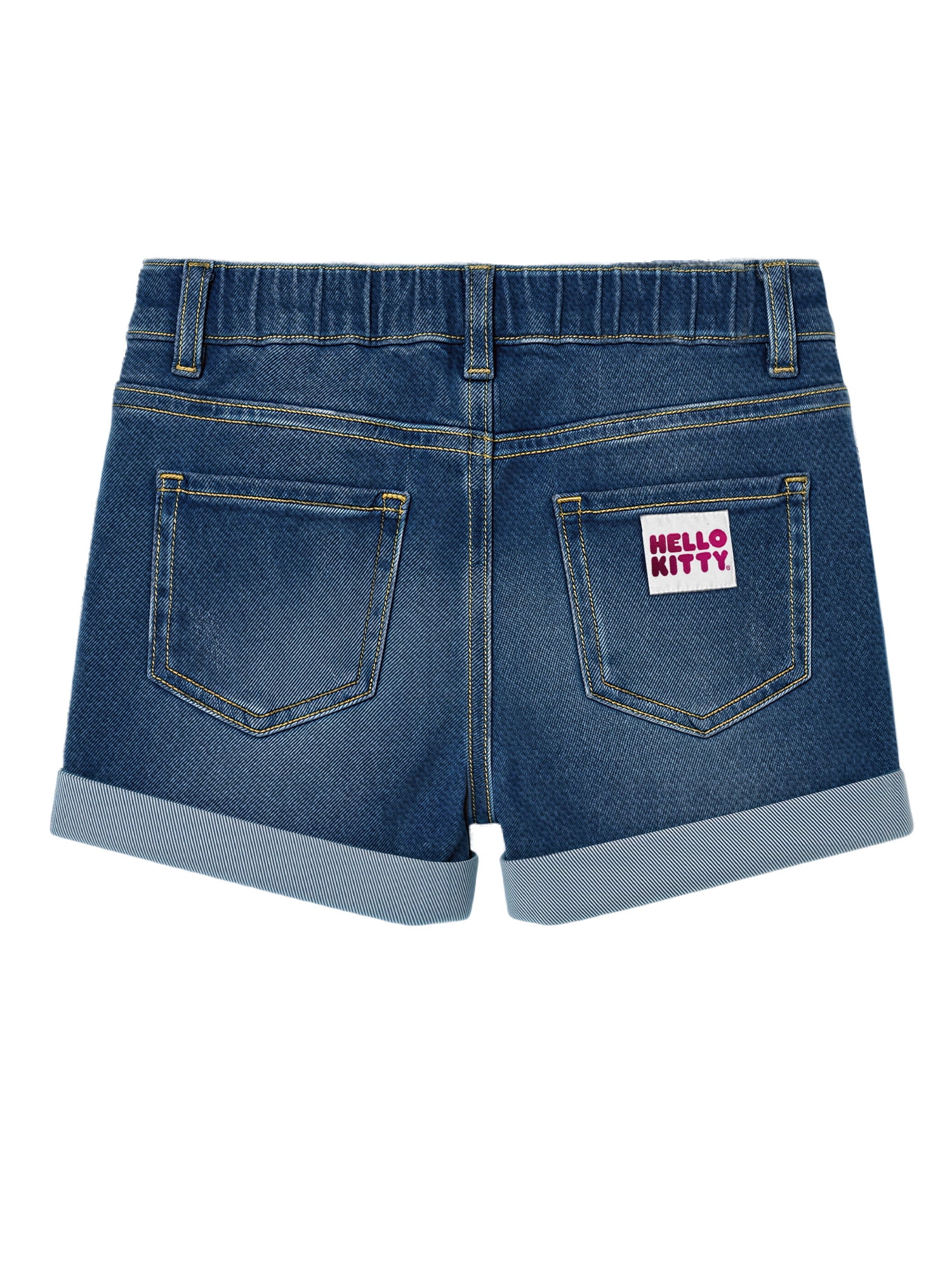 Hello Kitty Toddler Girls Denim Short, Sizes 12 Months - 5T