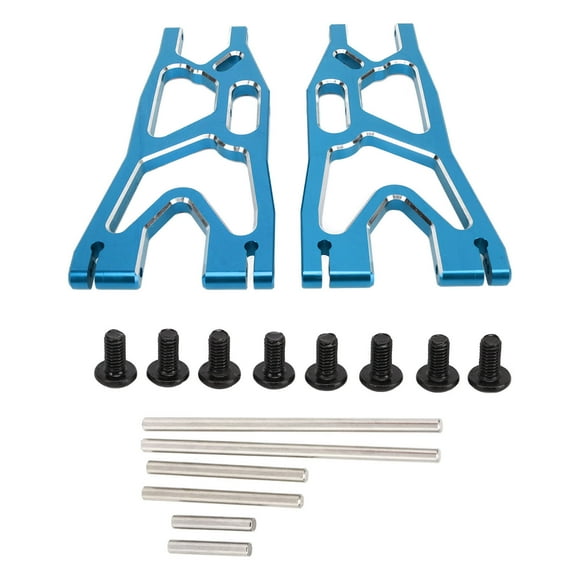 RC Front Rear Lower Suspension Arm Aluminum Alloy Replacement Lower Suspension Arm Parts for Traxxas X MAXX 1/5 RC Car Blue