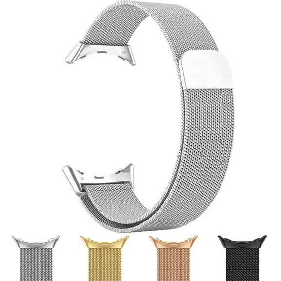 Yepband Stainless Steel Milanese Loop Band Compatible with Google Pixel Watch Google Pixel Watch 2 Women Men, Milanese Magnetic Metal Mesh Replacement Wristband for Google Pixel Watch 2023/2022