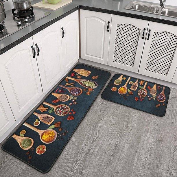 Condiment Door Mat Set of 2 Outside Funny