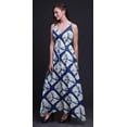 thumbnail image 3 of Bimba Robe de Plage Bohème Sans Manches Longue Maxi à Bretelles Imprimée pour Femmes Shibori - Petit, 3 of 6
