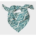 thumbnail image 3 of Bimba White Vector Design Damask Printed Pure Silk Scarf For Hair Neck Head Bandanas For Women 40 x 80 Inches, 3 of 6