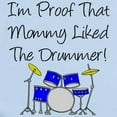 thumbnail image 2 of CafePress - Proof Mommy Liked Drummer (Bl Infant Bodysuit - Baby Light Bodysuit, Size Newborn - 24 Months, 2 of 4