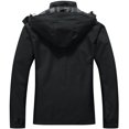 thumbnail image 2 of Chaqueta impermeable MOERDENG para mujer, impermeable y ligera, negra, 2 of 7