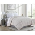 thumbnail image 2 of Goose Down Alternative Microfiber Quilted Solid Comforter - Twin/MoonStruck, 2 of 6