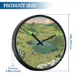 thumbnail image 3 of Indoor 12' Voice-Activated Luminous Decoration Wall Clock With LED Night Light People Dancing Playing Sports Having Picnics, 3 of 8