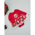 thumbnail image 4 of goowrom Barboteuse de Noël pour Bébé, Cache-Couche à Imprimé du Père Noël, 4 of 9