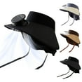 thumbnail image 3 of Qholemyo Outdoor Solar Fan Hat Detachable Fan Wide Brim Sun Hat For Fishing Mountaineering Summer, 3 of 3