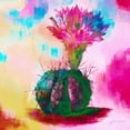 thumbnail image 2 of Burghardt, James 12x12 Black Ornate Wood Framed with Double Matting Museum Art Print Titled - Desert Bloom I, 2 of 4