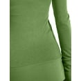 thumbnail image 4 of J. METHOD Women's Snap Button Cardigan Long Sleeve Knit Ribbed Sweater NEWJ181 Kiwi 2X, 4 of 5