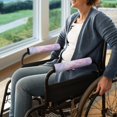 thumbnail image 3 of COEQINE Marble Print Wheelchair Armrest Pads 2 Pack Wheelchair Arm Rest Cushions Easy to Clean Chair Armrest Cushion Drive Wheelchair Arm Rest Cushions Compatible with All Arm Chair, 3 of 7