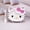 E, variant on Sanrio Kawaii Hello Kitty Cat Face Plate Child Cutlery Set Bowl Chopsticks Spoon Fall Resistance Have A Meal 2-14 Years Old Cute