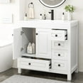 thumbnail image 1 of GAZHOME Bathroom Vanity with Sink , Modern Thickened Bathroom Storage Cabinet, 36 inch, 1 of 7