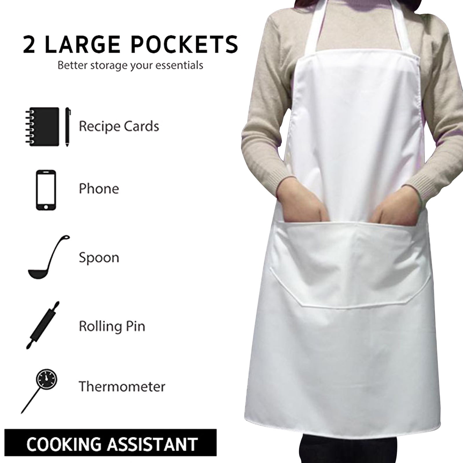 35 new bin star chefs kitchen restraunt bib apron best quality usa fast shipping 