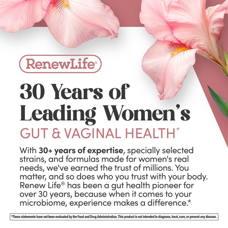 Renew Life Vaginal Women's Health Probiotic, 60 Count photo 6