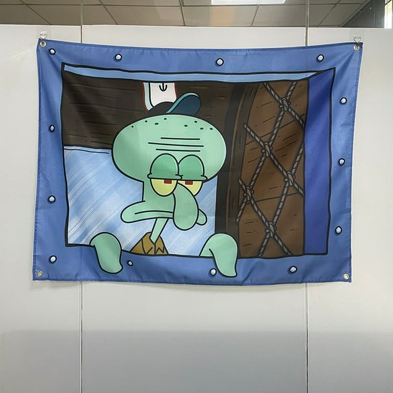 Squidward tapestry hotsell