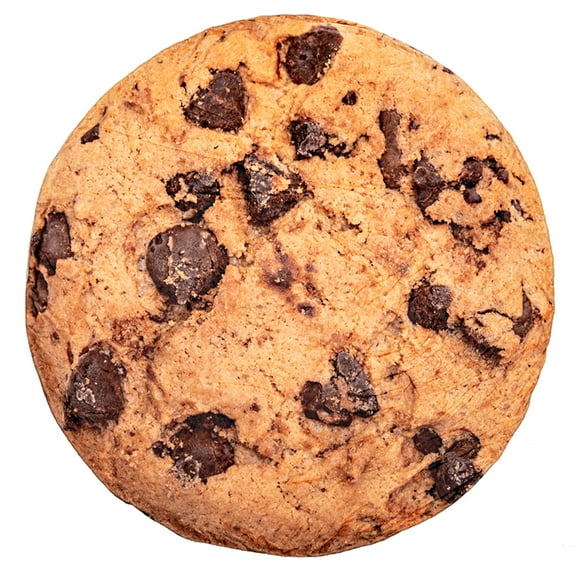 Chocolate Chip Cookie Traditional Round Blanket 68" Diameter