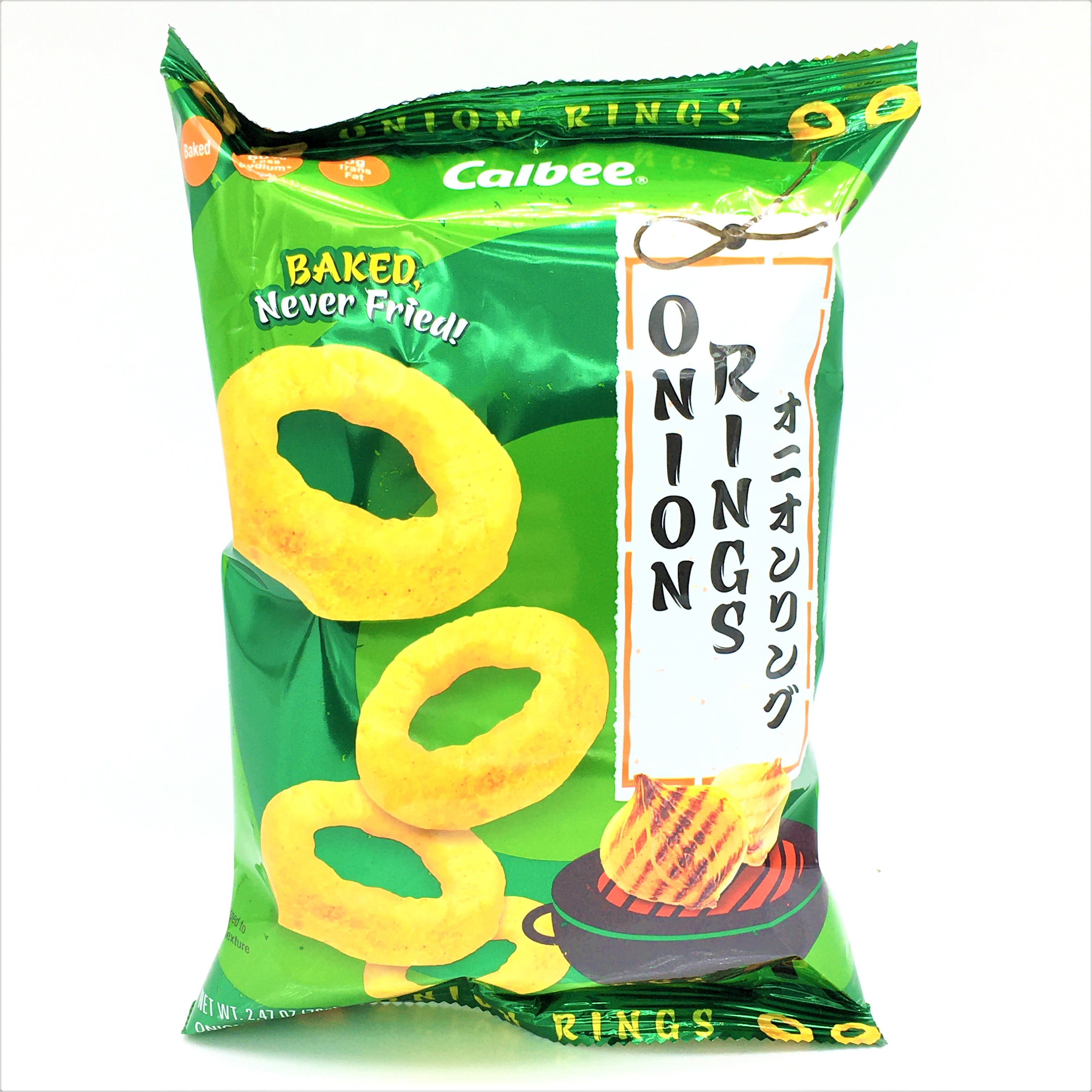 Calbee Baked Rings Onion Flavored Snacks 70 g 60 Less Sodium