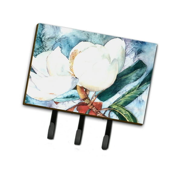 Carolines Treasures 8001TH68 Flower - Magnolia Leash or Key Holder Triple Hook multicolor