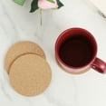 thumbnail image 2 of 50 Pcs Enduring Cork Cup Mats Reusable Cork Bulk Cup Mats DIY Crafts Absorbent Cup Mats Cork Environmental Cork Cup Mat Easy to Use Cork Bulk Cup Mats for Table Dishes Plate, 2 of 8