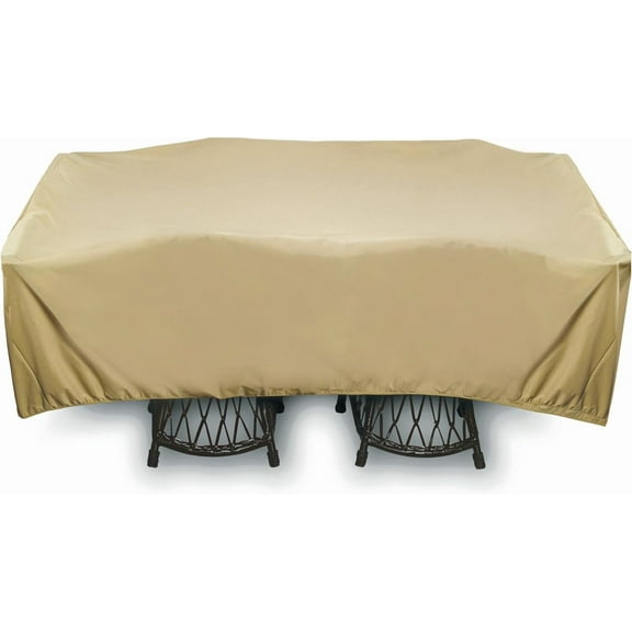 Home and Garden Square Table Set Cover With Level 4 UV Protection, 96-Inch,