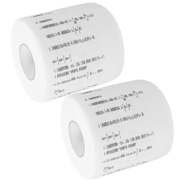 KALLORY Decorative Toilet Paper Roll with Unique Cleaning Patterns for Bathroom Use, Soft and Tissue