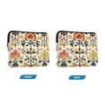 thumbnail image 7 of FORMRS 13-13.3 inch Laptop Sleeve Case Soft Carrying Quilted Computer Bag Cover, Beige Floral, 7 of 7