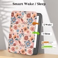 thumbnail image 4 of Case for 7" Kindle Paperwhite 12th & Kindle Colorsoft Signature Edition 2024 2025, PU Leather Cover with Hand Strap & Auto Sleep/Wake for 7 inch Paperwhite E-Reader & Colorsoft, Matisse Daisy, 4 of 7