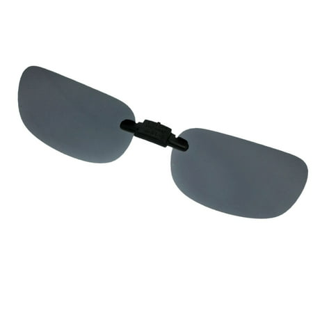 UV Protection Rimless Clip-on Polarized Sunglasses w Case for Women