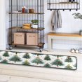 thumbnail image 7 of Ryvnso Christmas Tree Pattern Hallway Runner Rugs Floor Carpet Non Slip Entryway Mat 2' x 6', 7 of 7