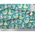 thumbnail image 3 of Soimoi Green Cotton Jersey Fabric Dinosaurs Kids Print Fabric by the Yard 58 Inch Wide, 3 of 3
