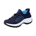 thumbnail image 4 of Orthopedic Sneakers for Women 2026,Breathable Mesh Slip On Shoes Arch Support Fashion Lightweight Wide Width Sport Shoe Casual Summer Lace Up Walking Outdoor Sneaker 42, 4 of 6