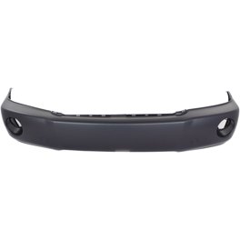 Primed Front Bumper Cover For 2003-2007 Toyota Land Cruiser - With Fog Light Holes, Direct Replacement