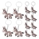 thumbnail image 1 of 12 llaveros con colgantes de animales de la selva, llaveros decorativos con forma de burro., 1 of 8