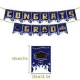 thumbnail image 3 of Elainilye Class of 2025 Graduation Banner, Congrats Grad Background Banner, Graduation Flag and Sign, Hanging Flag Decoration Backdrop for Grad Parties, Ceremony, Photo Props, 3 of 8