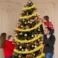 thumbnail image 4 of WEGFTDUOP Christmas Decor Christmas Encrypted Decorative Rattan And Colourful Light Up Door Window Arrangement Staircase Handrail Christmas Tree Decorations Holiday Products, 4 of 6