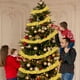 thumbnail image 4 of Guirnalda de luces LED navideñas con decoración de ratán | Luces flexibles para decorar el árbol de Navidad, la barandilla de la escalera, el escaparate y la puerta principal., 4 of 6