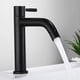 thumbnail image 2 of Grifo de agua fría individual para lavabo de baño de acero inoxidable, color negro, 2 of 5