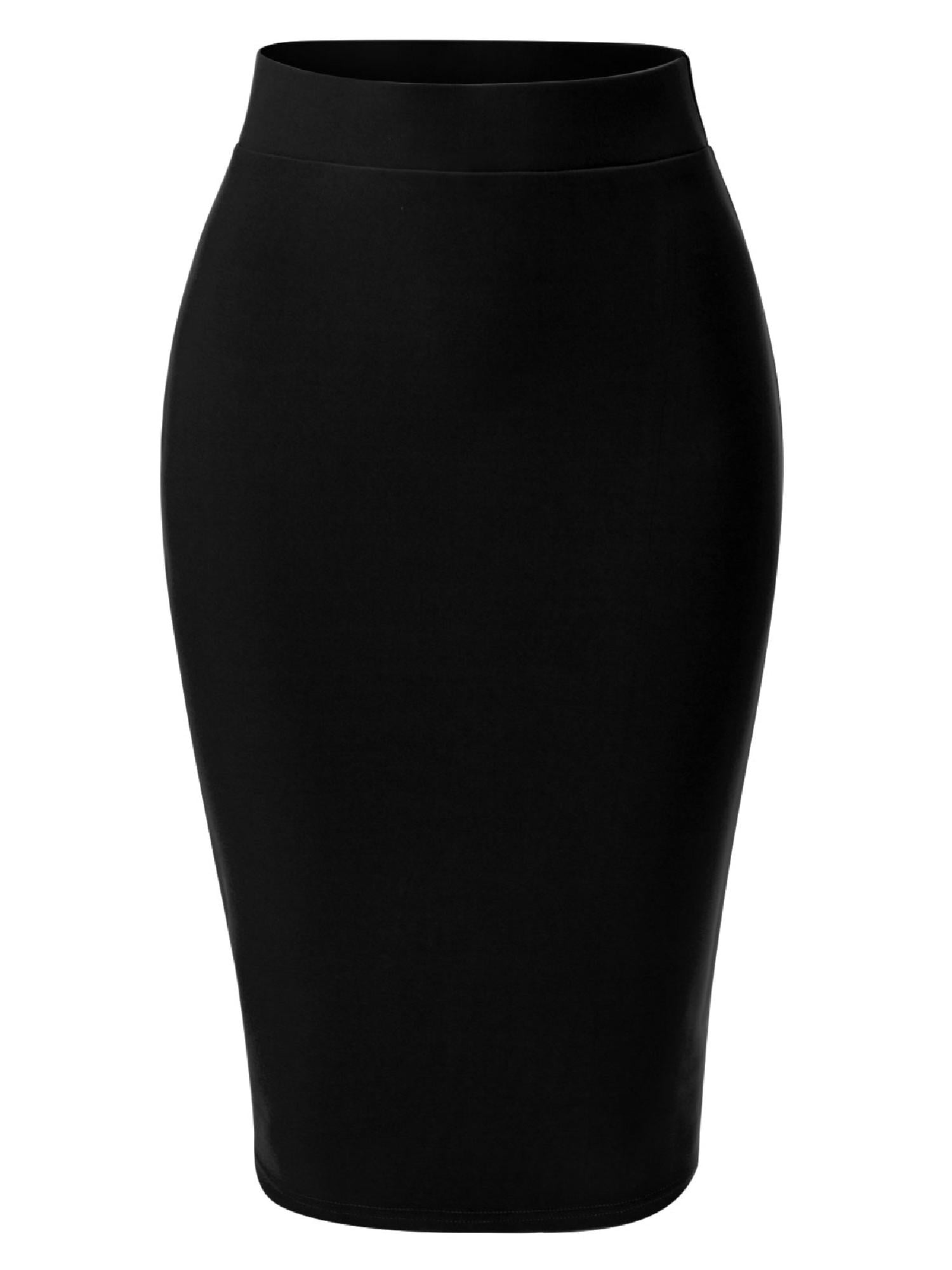 black body con skirt