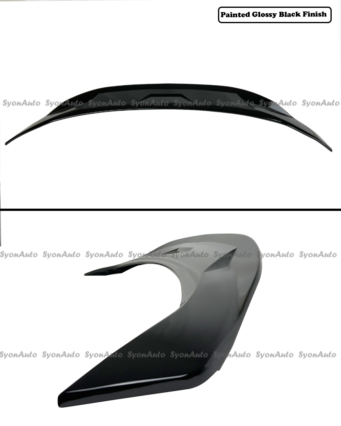 Gloss Black Duckbill Spoiler For 2022-2024 Honda Civic Sedan (11th Gen, JDM Style)