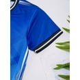 thumbnail image 6 of iixpin Kids Boys Active Soccer Jersey Set 2 Piece Football Sports Team Training Uniform Blue 7-8, 6 of 7