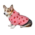 thumbnail image 7 of Gaeub Strawberries Dog Hoodie Sweatshirts Warm Dog Clothes for Small Dogs,Puppy and Cat Costume-Medium, 7 of 7