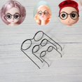 thumbnail image 3 of Marco de gafas para muñeca confusa ob11 con forma de cerdo nudo | Gafas de muñeca con colgante | Juguete de muñeca de arcilla confusa, 3 of 5