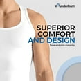 thumbnail image 4 of Men's Rounderbum RWCC01 Cotton Compression Tank Top, 4 of 7