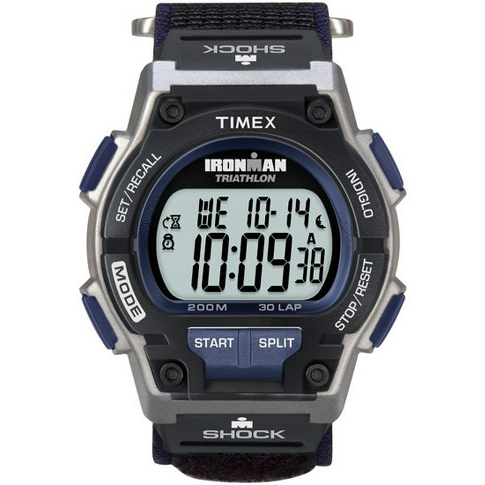 Timex Men's Ironman Endure 30 Shock FullSize Watch, Black Fast Wrap