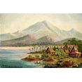 thumbnail image 2 of Haeckel, Ernst 18x13 Black Ornate Wood Framed with Double Matting Museum Art Print Titled - Singkara-See, Padanger Hochland, Sumatra, 2 of 4