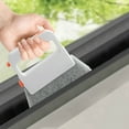 thumbnail image 4 of Window Track Cleaner Brush with Washable Scouring Pad - Multi-Surface Cleaning Tool for Hollow Rails, Sliding Doors, Sinks & Vents - 11.2in Durable PP Handle & Replaceable Head - Effortless Dust Remo, 4 of 8