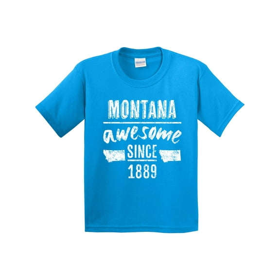Inktastic Montana Awesome Since 1889 Youth T-Shirt